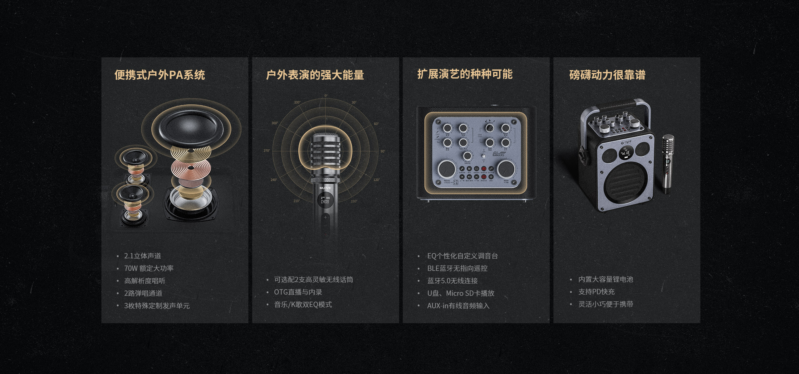 便攜式戶外PA系統(tǒng)